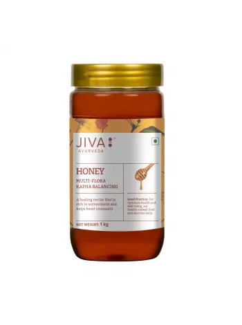 Цветочный мед, 1000 г, Джива Аюрведа; Flower honey, 1000 g, Jiva Ayurveda